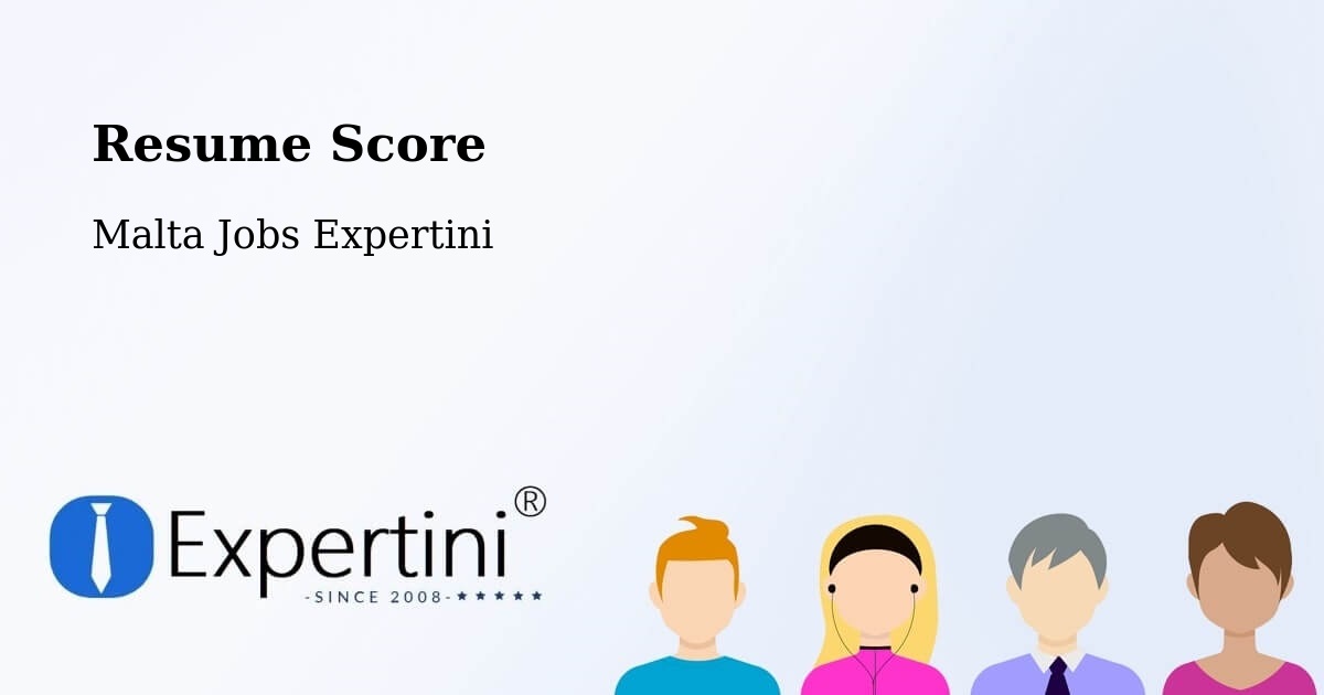 Resume Score & Job Description Match Tool – Saint John - Malta Jobs Expertini